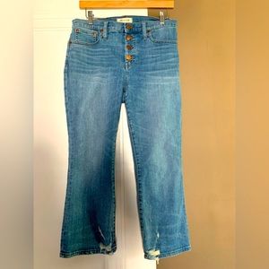 Madewell Cali Demi Boot Crop 29P EUC